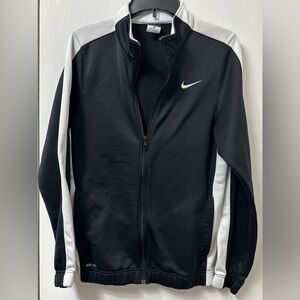 Nike Men's Black and White Windbreaker